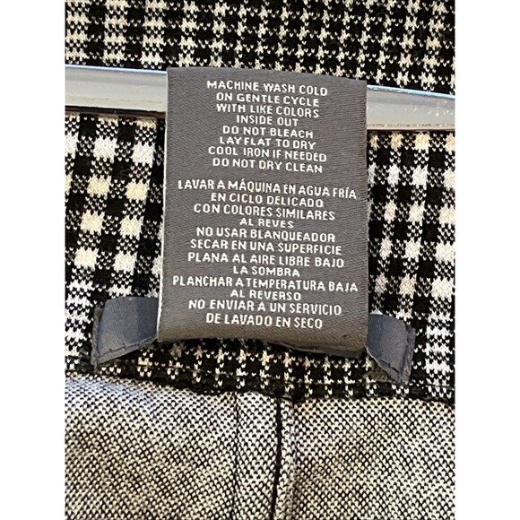 NWOT Marty M Women’s Jacket Plaid Rayon Tweed Color Black and White Size 2X - Picture 10 of 10